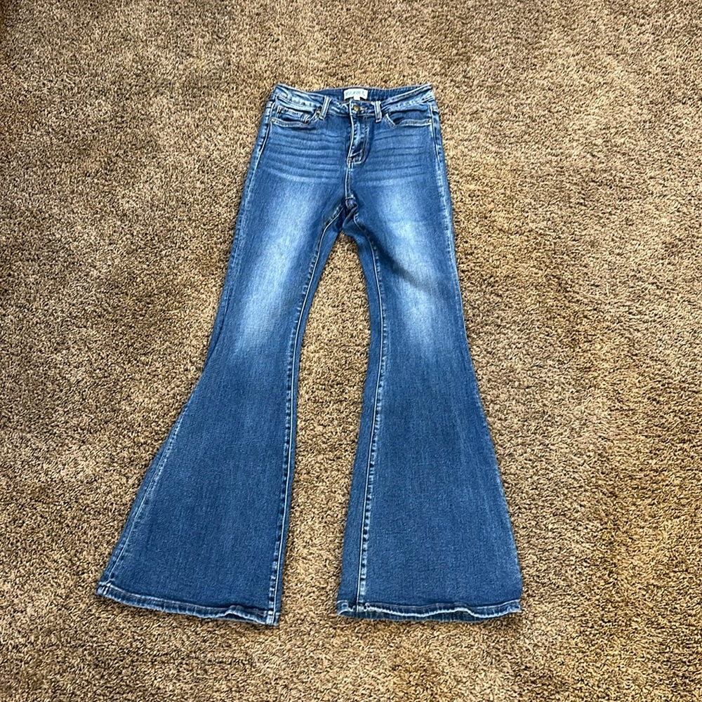 Rockin C, size 28 flare bottom jeans